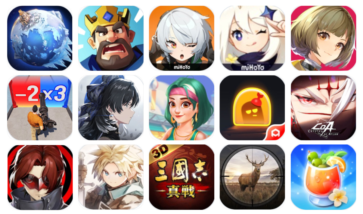 2025年6月成功出海的中国手游 - 《Gossip Harbor》稳居收入榜亚军，《Kingshot》强势跃居收入榜第3名